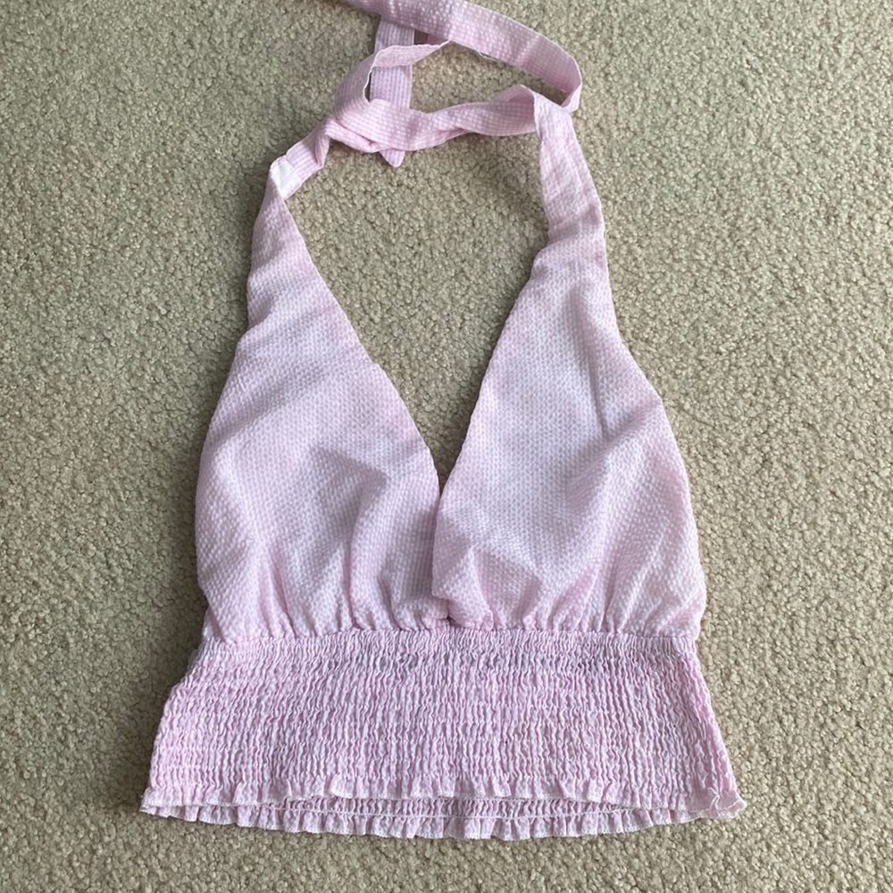 Pink Halter Top